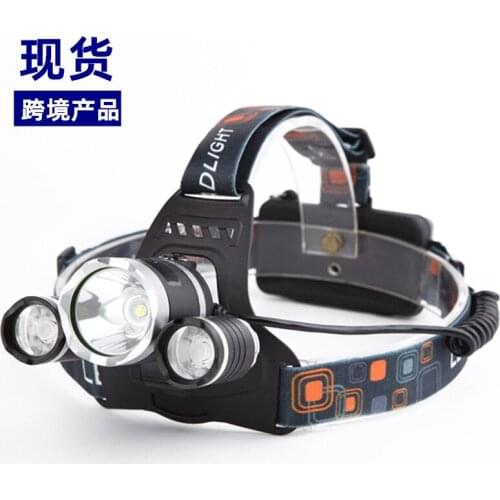 Powerful Aluminium Headlamp Rechargeable Waterproof Climbing Headlamp Hiking Fishing Linterna De Cabeza Outdoor Lighting DE50TD