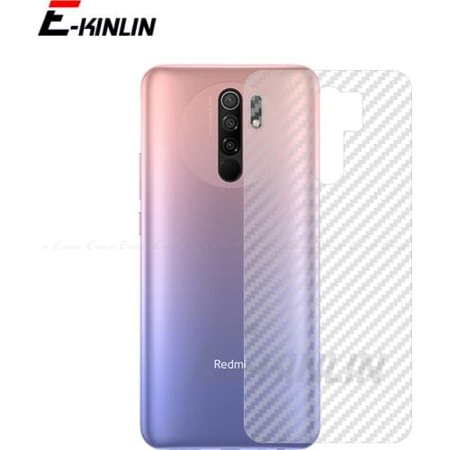 5pcs Soft Carbon Fiber Film For Xiaomi Redmi 6 Pro 8 9 9T Power Prime 9C 9i 9A Rear Screen Protector Not Tempered Glass