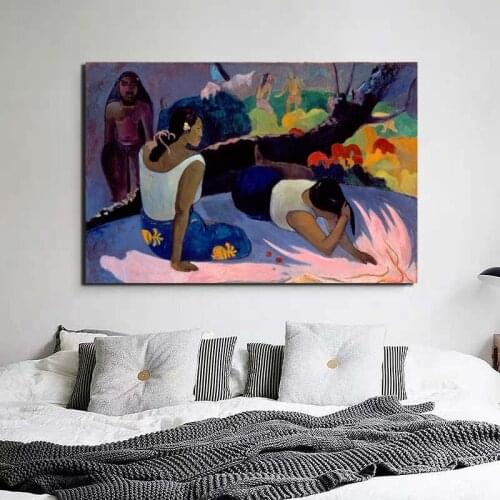 Wall Art Modular Print HD Pictures Vintage Paul Gauguin Nordic Abstract Poster Canvas Painting For Living Room Modern Home Decor