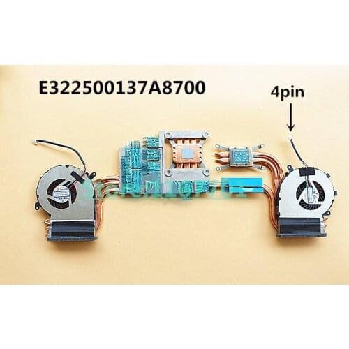 New Laptop/Notebook CPU cooling Radiator Heatsink&Fan for Terrans Force T500 T500-A2 QRTECH MAIBENBEN 5X E322500137A8700