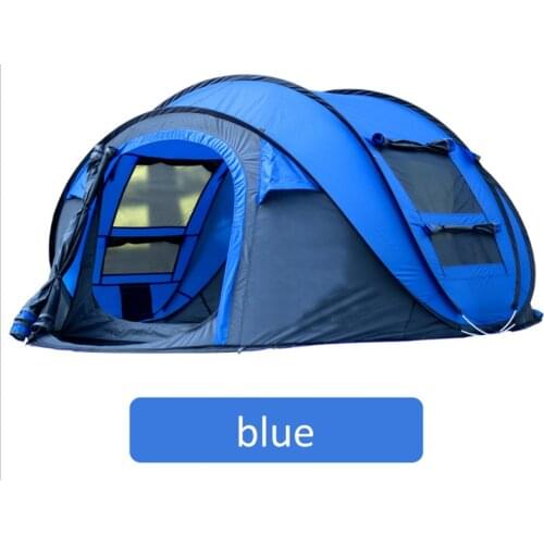 Throw tent outdoor automatic tents throwing pop up waterproof camping hiking tent waterproof large family tents