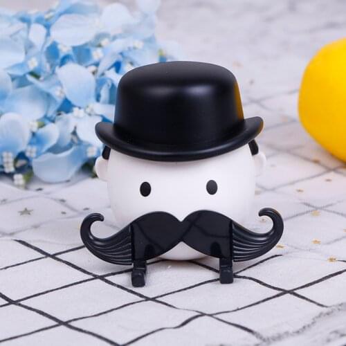 Moustache Shape Plastic Shaver Holder Bathroom Storage Rack Shaver Bathroom Organizer Accessories Tools