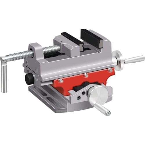 Manual high-precision bench drill special cross flat nose pliers milling machine two-way movable small vise table