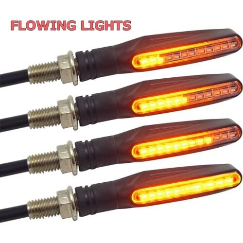 Universal motorcycle turn signal Lights Flowing intermitentes clignotant moto led FOR kawasaki vn 800 fz16 yamaha xmax 250 125