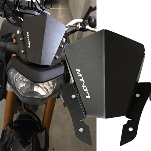 Motorcycle Windshield For YAMAHA MT07 MT-07 FZ-07 2013 2014 2015 2016 Motorbike Wind Deflector Windscreen MT 07