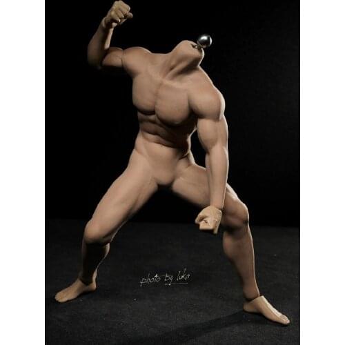 1/6 scale figure accessories Strong muscles male doll body stainless steel skeleton seamless body for 12" action figure doll