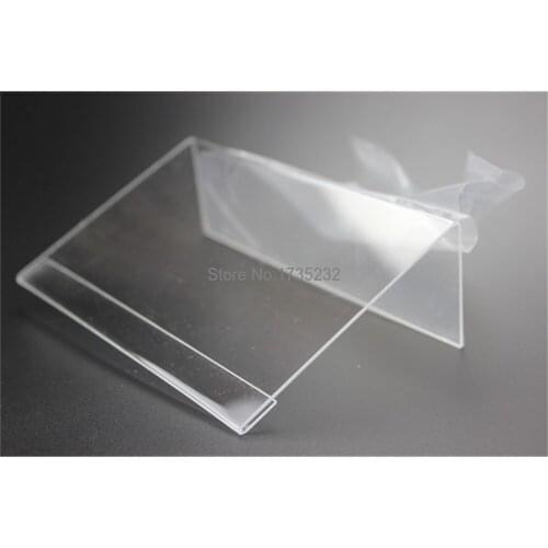 10*15CM L Acrylic label price sign tag CLIP frame showing stand price tag snap label holder stand price talker