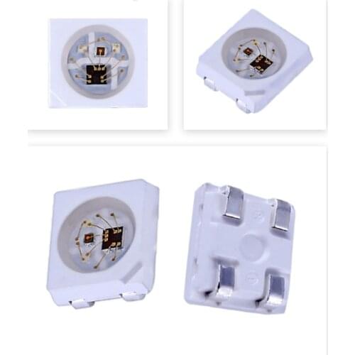 10~3000 SK6805 2427 full color chip as SK6812 WS2812B Top SMD Type 0.1Watt Power integrated light source Intelligent control LED