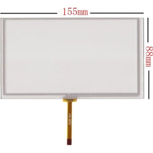 155*88mm Touch screen digitizer For HSD062IDW1 6.2 inch car-DVD Touch screen