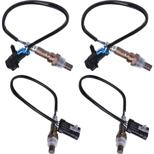 4Pcs Upstream&Downstream O2 Lambda Oxygen Sensor Auto Parts Sensor Downstream Sensor for Chevy Silverado 1500 96-02