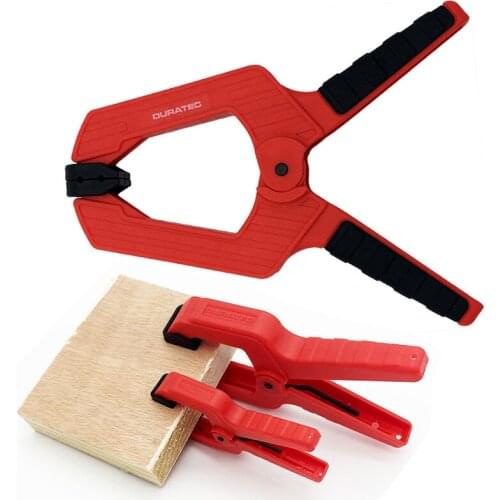 4PCS Carpenter Spring Clamps Tool Plastic Spring Clamp Strong Heavy Duty Woodworking A Type Extra Large Wood Clamps Tool