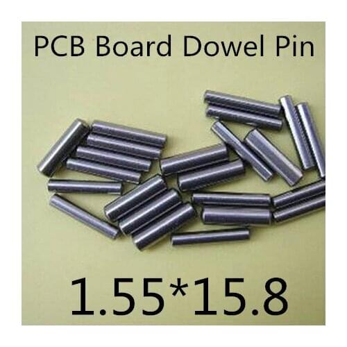 500pcs/lot High Quality 1.55mm stainless steel pcb board dowel pin length 15,8
