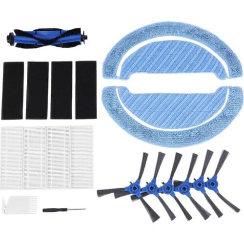 Robot Side Brush Hepa Filter Mop Cloth for Cecotec Conga 1090 Robot Vacuum Cleaner Parts Accessories Replacement Kit