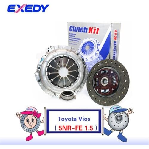 For Toyota VIOS 5NR 1.5 ORIGINAL Clutch Disc Clutch Plate Bearing Clutch Kit Set Three Pcs Set