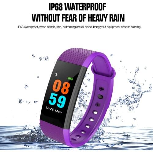 I9 Fitness Tracker OLED Bluetooth Smart Bracelet Sports Watch Heart Rate/Blood Pressure Monitor IP68 Waterproof Pedometer