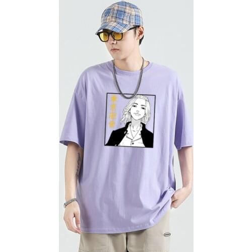 New Japanese Anime Tokyo Revengers Oversized T Shirt Men Harajuku Mikey Graphic Tees Woman tshirts Unisex Summer men clothing