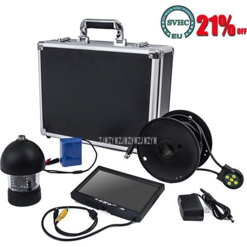 20M Deeper Fish Finder Underwater Fishing Camera 7" LCD Display 360 Rotating Video Monitor AntiSunshine Shielf FY-F18/FY-F18S