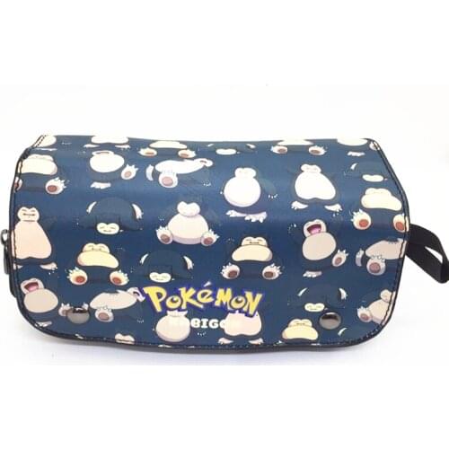Snorlax Wallet Pencil Holder School Case Kids Pencil Bag Stationery bags Coin Purse