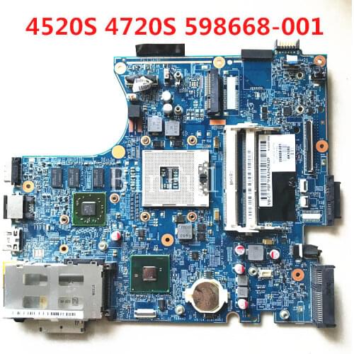 High quality For Probook 4520 Laptop motherboard 598668-001 598668-501 598668-601 H9265-4 48.4GK06.041 100% full Tested