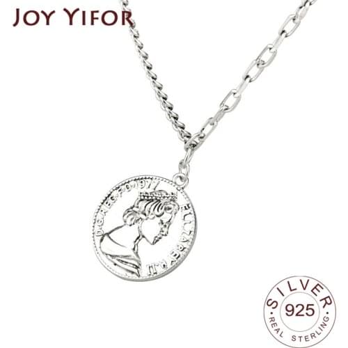 New 925 Sterling Silver Shiny Rectangle Photo Picture Necklaces Pendants Gift For Girl Choker