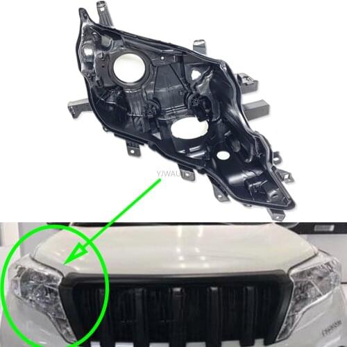 Headlight Base For Toyota Prado 2014 2015 2016 2017 Headlamp House Car Rear Base Front Auto Headlight Back House