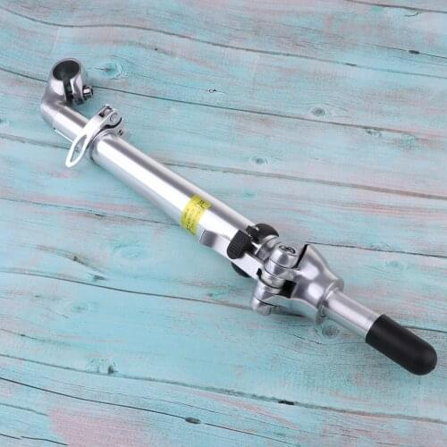 Adjustable Folding Bike Handlebar Stem with Teeth Quick Release Bicycle Riser 340-480mm