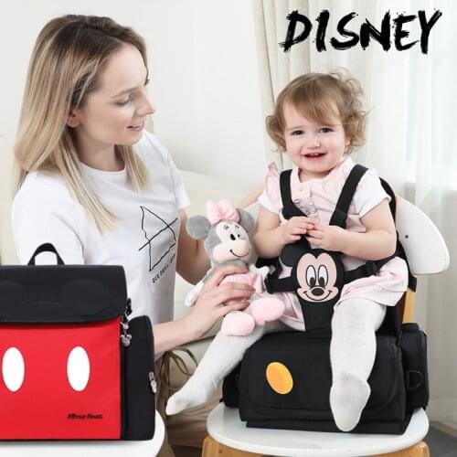 Disney Dining Chair Bag Waterproof Diaper Bags for Mom Maternity Nappy Backpack for Babies Baby Travel Mommy Hobos Maternity Bag