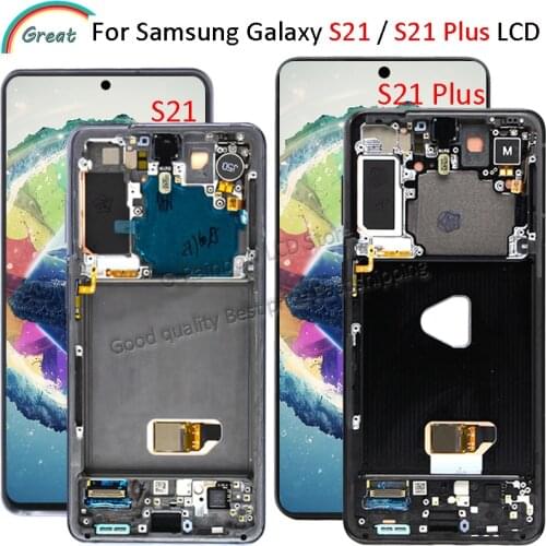 Super Amoled For Samsung Galaxy S21 Lcd G990 Display Touch Screen Digitizer For Samsung s21 S21Plus S21+ LCD G990F G990F/DS
