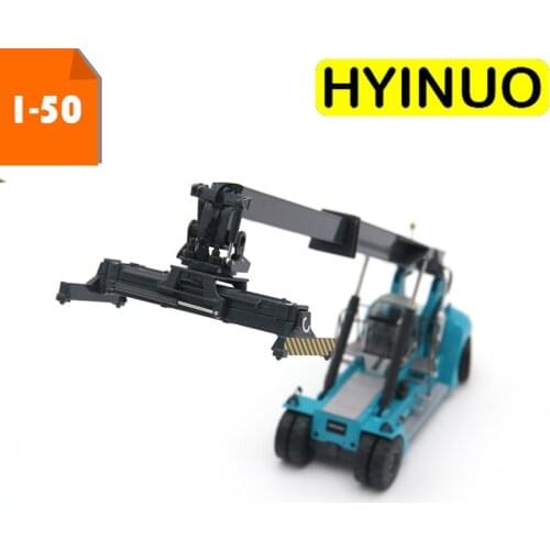 1/50heavy Konecranes Container stacker Car Model Long arm crane Car Alloy Metal machinery Construction vehicle car modelToy Show