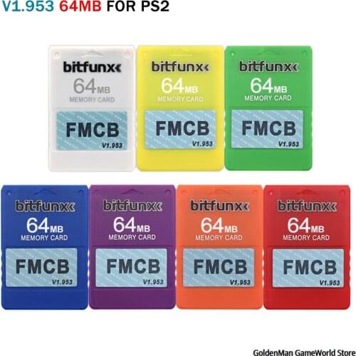 Bitfunx colourful v1.953 64MB Free McBoot FMCB for Playstation2 PS2