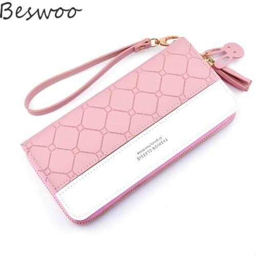 Womens Wallets Long Interior Compartment Note Compartment Card Holder Purses Clutch Cash Coin Purse Designer Wallets for Women