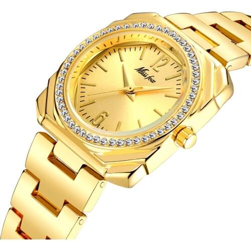 2021 New Top Brand Womens Watch Luxury Montre Femme Gold Stainless Steel Sports Unisex Quartz CLOCK Reloj Mujer