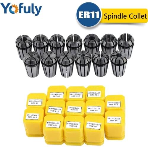 1pcs ER11 Collet chuck 1-3.175mm High Precision Collet For CNC Engraving Machine Lathe Mill Tool ，for CNC spindle