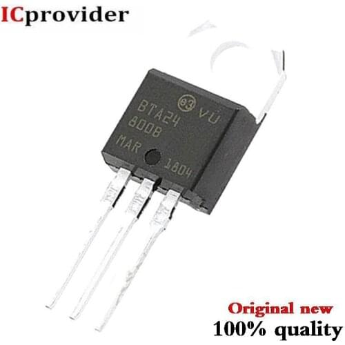 100pcs/lot BTA24-800B BTA24 800B TO-220 IC Best quality