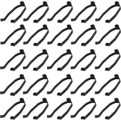 25Pcs Rear Fender Mudguard Bracket Rigid Support for Electric Scooter Xiaomi Mijia M365/M365 Pro Accessories Parts,Black