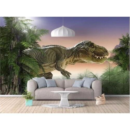 Custom photo 3d wallpaper European Forest Dinosaur wall papers home decor living room 3d wall murals wallpaper for walls 3 d