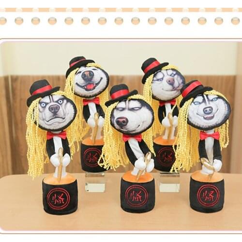 Anti Stress Plush Dancing Husky Toy Electronic Swing Dance Sing Song Children Education Toy Home Decoration Toys for Kids Child