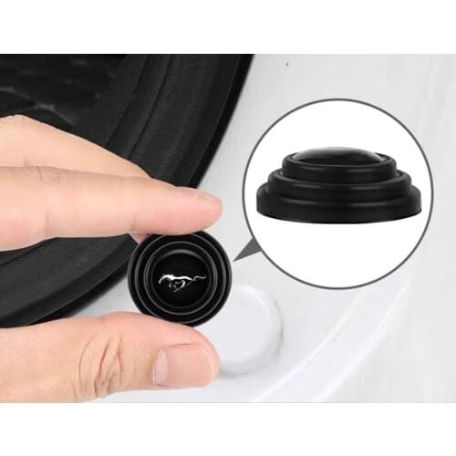 For Ford Mustang GT SHELBY Car Accessories Car Door Shock Absorber Cars Goods Buffer Anti-Collision Protection Sticker