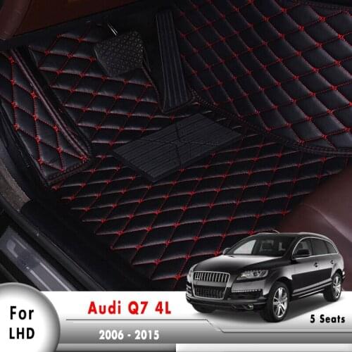 Auto Covers Interior Accessories Car Floor Mats For Audi Q7 4L (5 Seats) 2006 2007 2008 2009 2010 2011 2012 2013 2014 2015
