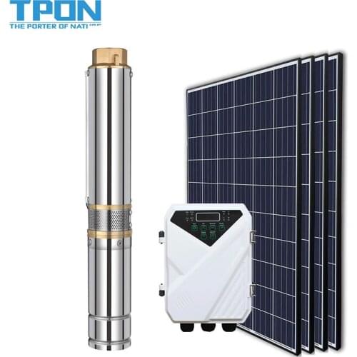 Dc brushless solar water pump for borehole solar pump