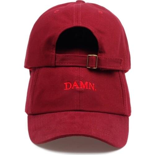 DAMN snapback baseball caps for men and woman Embroidered Dad Hat Hip Hop Stitched Unstructured Rapper Kendrick Lamar Hat