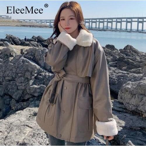 Женские кожаные куртки EleeMee China At AliExpress