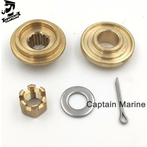 9.9-15HP Hardware Kit Thrust Washer/Spacer/Nut/Cotter Pin for Suzuki Outboard Propeller DF9.9A/9.9B DF15A/C DT9.9 DT15