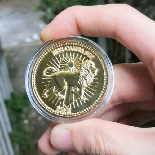 Movie John Wick Continental Hotel Gold Coin Cosplay Props Replica Accessories
