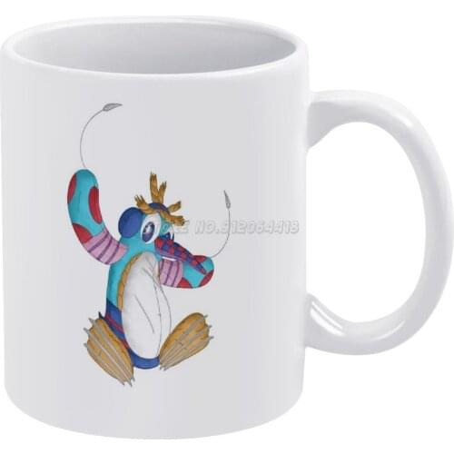 Penguin Coffee Mugs Ceramic Personalized Mugs 11 Oz White Mug Tea Milk Cup Drinkware Travel Mug Alexandritestudio Alexandrite St