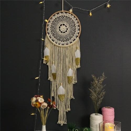 Handmade Dream Catcher Wind Chimes Home Hanging Gift Dreamcatcher Bedroom Party Christmas Festival Decoration Dress Up Wall