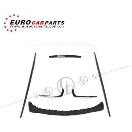 S-Class W222 S63 OEM style carbon fiber material body kit 2014-2017y body parts and body set front and rear lip side skirts