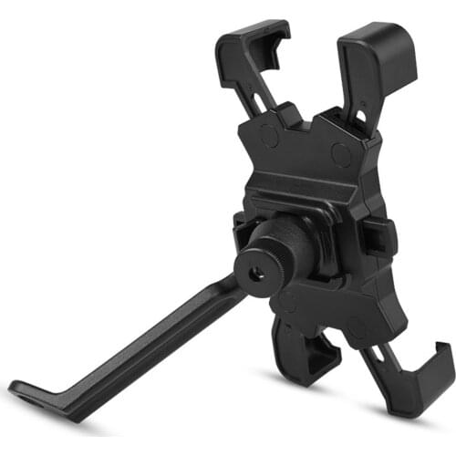 WHeeL UP Universal Bike Phone Holder With 360°Rotation Handlebar Stand Mount Rearview Mirrors Bracket For 4.5 To 7.0inch Phone