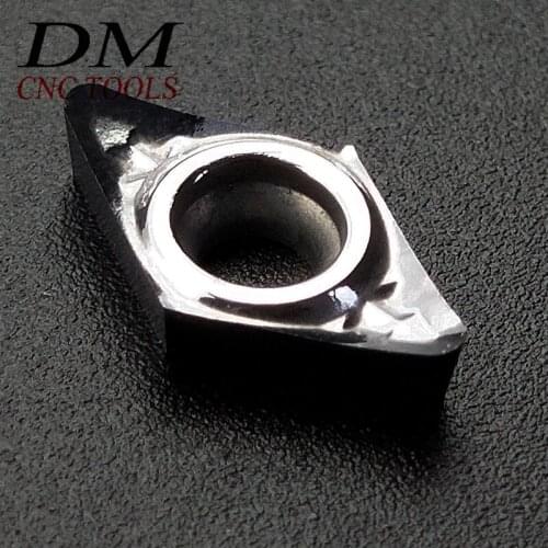 10pcs DCGT070208-AK H01 DCGT21.52-AK H01 Aluminum Alloy CNC Lathe Tool Aluminum Processing Turning blade Alloy and wood