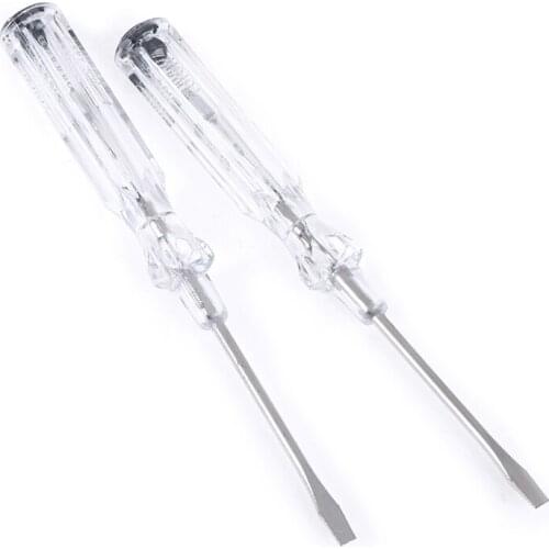 100-500V Induced Electrical Tester Screwdriver Test Probe Pen Voltage Detector Light Screwdriver 2PCS